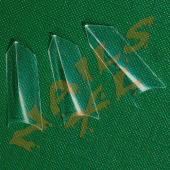 Tips 100 unidades Silicone Pirâmide 